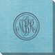 Double Circle Monogram Bamboo Luxe Napkins Image 1 of 5